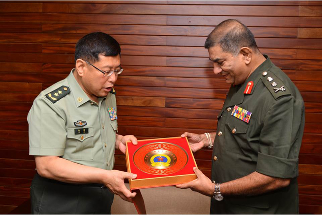 Vice Chancellor Academy of Military Sciences of the PLA calls on CDS 20141025 03p3