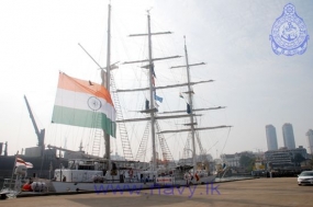 Two Indian naval ships arrive at the port of Colombo for training interaction