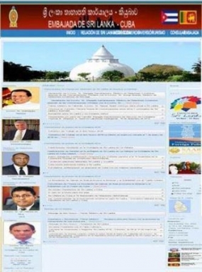New website launched for Sri Lankan Embassy in Cuba