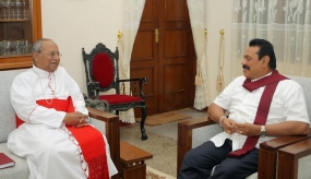 Pesident meets Archbishop of Colombo