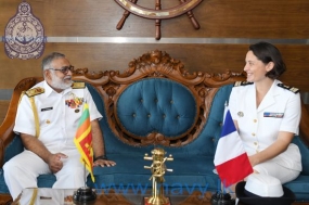 Commanding Officer of French naval ship ‘Surcouf’ calls on Commander of the Navy