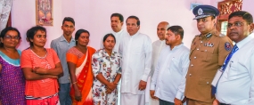 President visits Vidya’s family