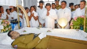 President pays last respect to late Sub Inspector