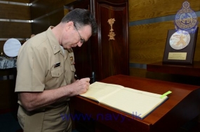 High ranking US Navy official concludes visit to Sri Lanka