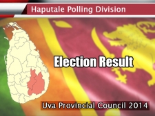 Uva Provincial Council Elections 2014: Haputale PD