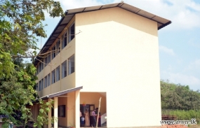 Army constructs three storied school building in Vavuniya