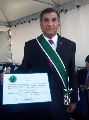 Sri Lankan Ambassador in Brazil awarded with Degree of Gran Cruz