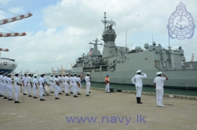 Australian naval ship HMAS Perth arrives on a goodwill mission