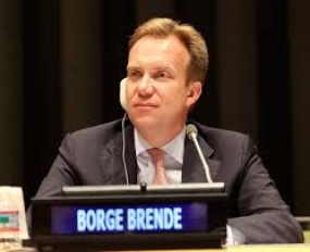 Foreign Affairs Minister of Norway Børge Brende in Sri Lanka