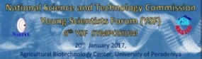 Sixth YSF Symposium in January