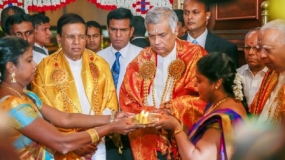 President and PM participate in the National Deepavali Festival
