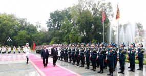 Guard of Honor to the Sri Lankan PM