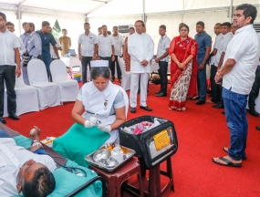 Blood Donation Camp at the President’s House