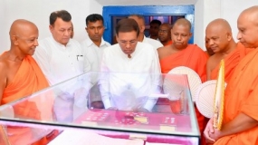 President opens museum at the Gorakana temple