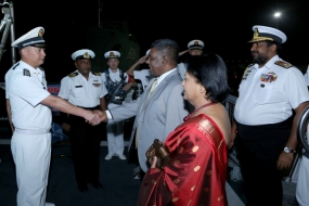 Secretary Defence attends reception on-board  Chinese Naval Ship