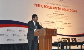 Deputy Foreign Minister addresses Public Forum on “The Indian Ocean”