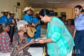 Air Force SVU visits Mulleriyawa Hospital