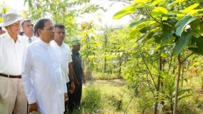 President opens One Earth Arboretum