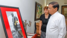 President visits Cuban Embassy in Colombo to express his condolences