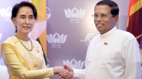 Aung San Suu Kyi praises Sri Lanka’s democratic transformation