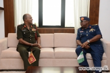 Nigerian defence delegation on a study tour in Lanka