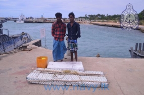 Sri Lanka Navy rescues two Indian fishermen stranded in the sea