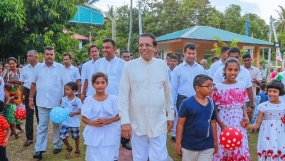 President opens Isipatana Children’s Park