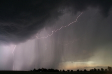 Afternoon or evening thundershowers at several places