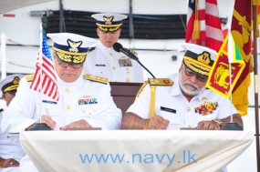 Sri Lanka Navy ceremonially takes over US Coast Guard Cutter ‘Sherman’ at Honolulu