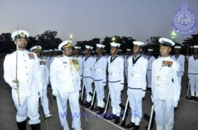 Passing out of 385 naval recruits