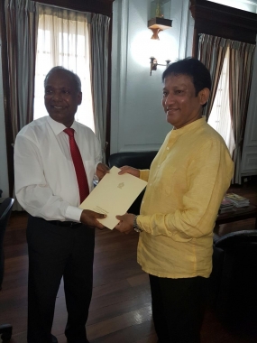 Praba Ganesa appointed Chairman of Wanni District Development Committee