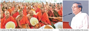 Buddha’s teachings resolve all problems: President