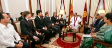 Five Heads of Mission Presented Credentials to President Rajapaksa