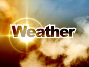 Showers or thundershowers expected in few places