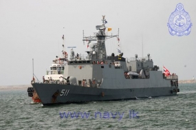 Royal Thai Naval Ship &quot;HTMS Pattani&quot; arrives at the Port of Colombo