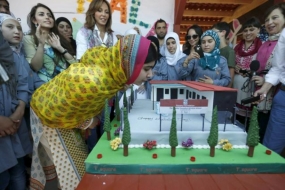 On her 18th birthday, Malala opens a school for Syrian refugee girls