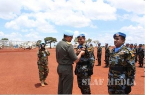 SL Aviation Unit MINUSCA receives UN Peacekeeping Medals