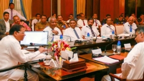 President presides over a discussion on waste management