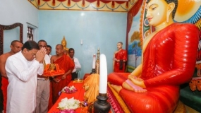 President opens newly built &#039;Sangawasaya&#039; at Dharmayathana Temple in Colombo