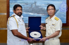 Japanese Coast Guard Deputy DG calls on Sri Lankan Navy Chief