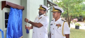 Commander of the Navy declares open NNC&#039;s Squash Court