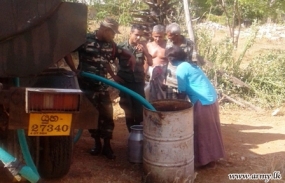 Army provides water to drought hit communities