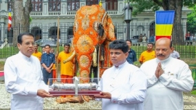 President donates Myanmar gifted tusker to Dalada Maligawa