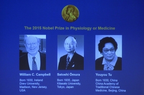 Nobel Prize in Physiology or Medicine 2015 announced