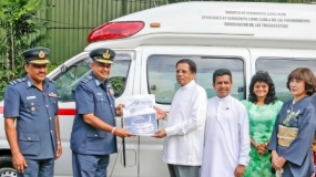 JSLFA donated an ambulance to SL Air Force