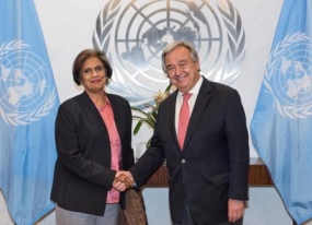 ONUR Chairperson meets UN Secretary General