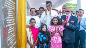 President opens ‘Laksetha Sevana’ housing complex