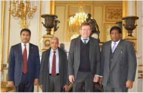 Two top Sri Lankan Ministers meet leading Belgian and European companies
