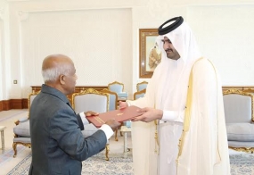 New Sri Lanka Ambassador to the State of Qatar presents Credentials