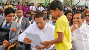 President visits Stafford Sri Lankan School in Doha